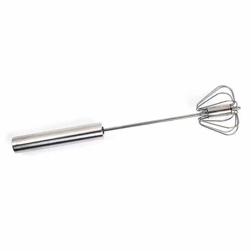 Semi-Automatic Push-Down Egg Beater, 2 Pack