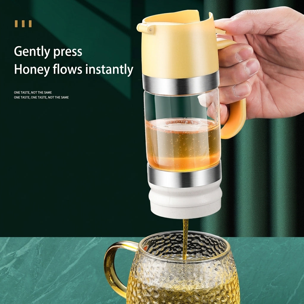 Glass Honey Dispenser, 300ml