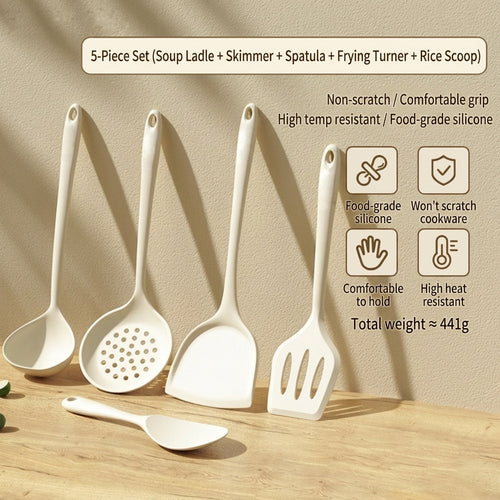 5-Piece Silicone Kitchen Utensil Set product image