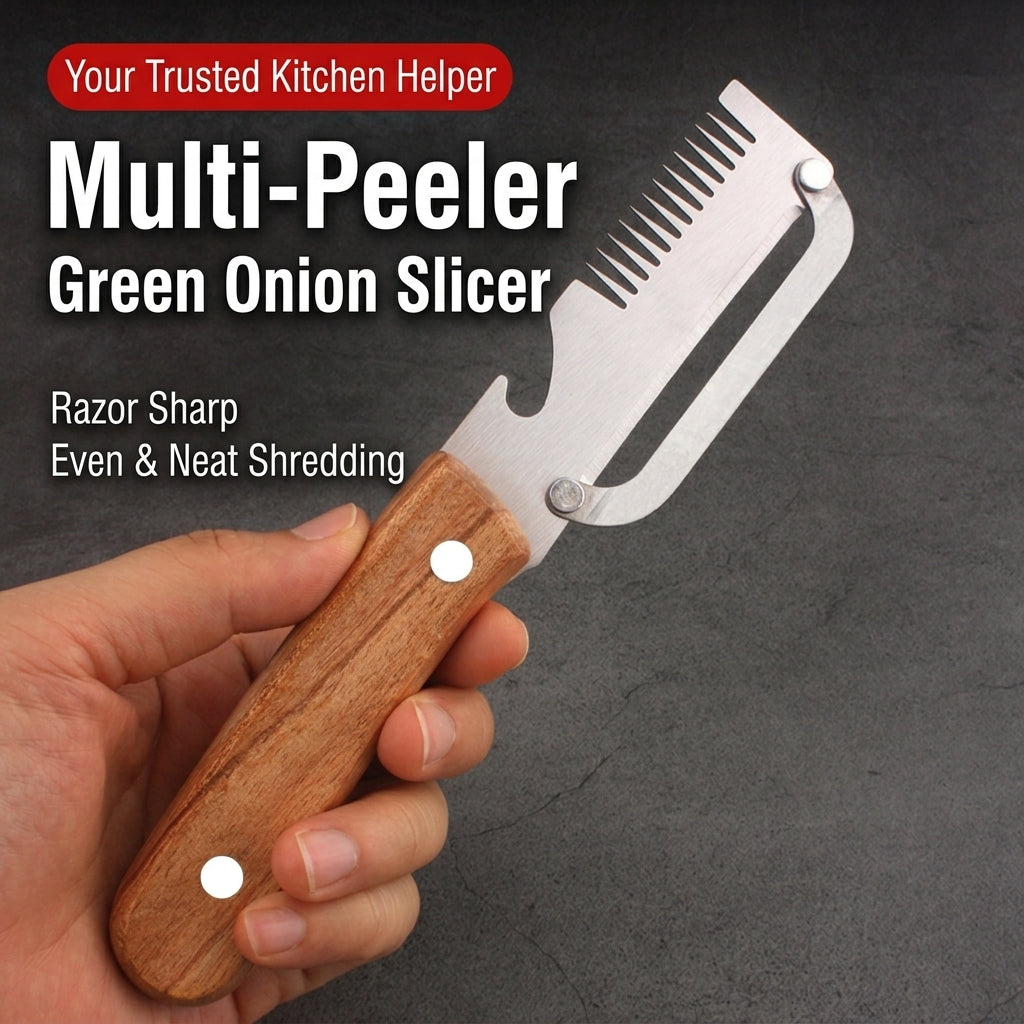 3-in-1 Stainless Steel Vegetable Peeler, 2 Pack