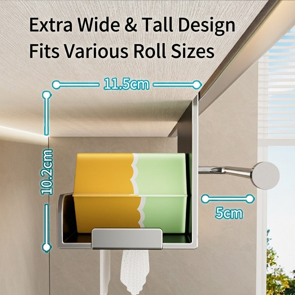 No-Drill Paper Towel Holder