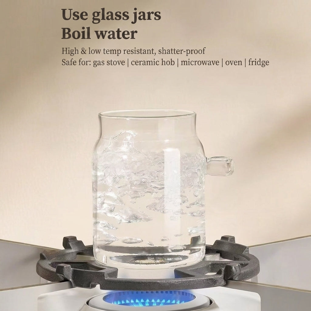 Glass Airtight Storage Jar with Acacia Lid