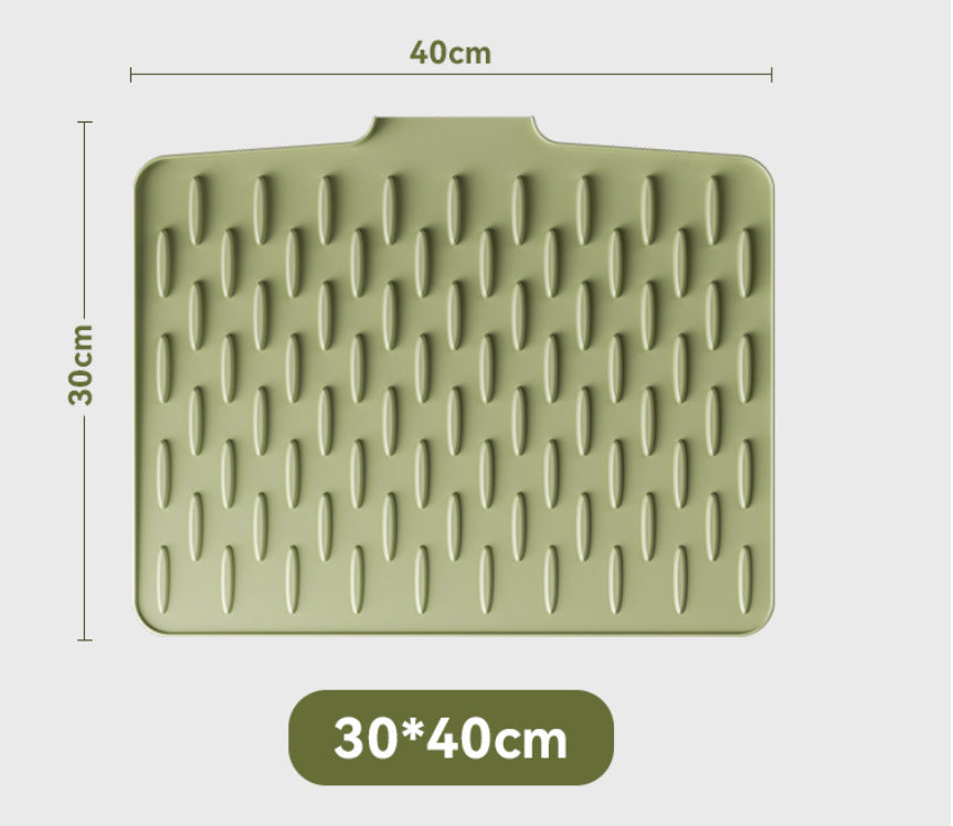 Silicone Dish Drying Mat, 2 Pack