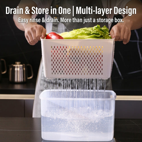 5-Piece Fridge Produce Saver Set