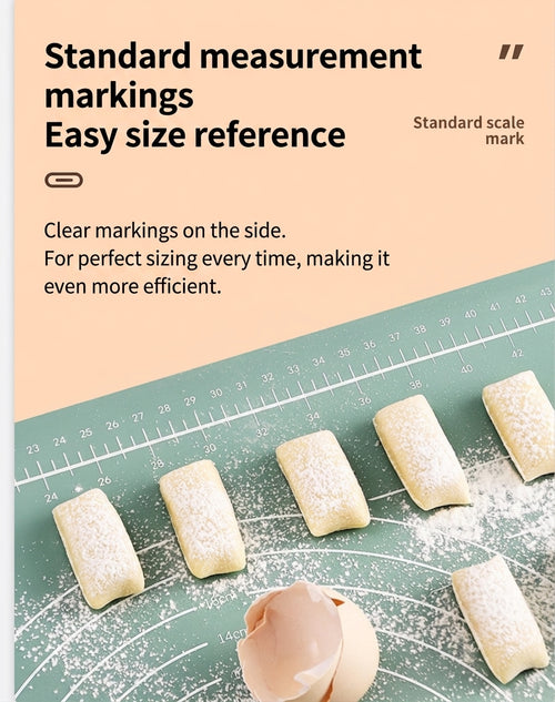 2-Pack Large Silicone Pastry Mat, 60 x 40cm