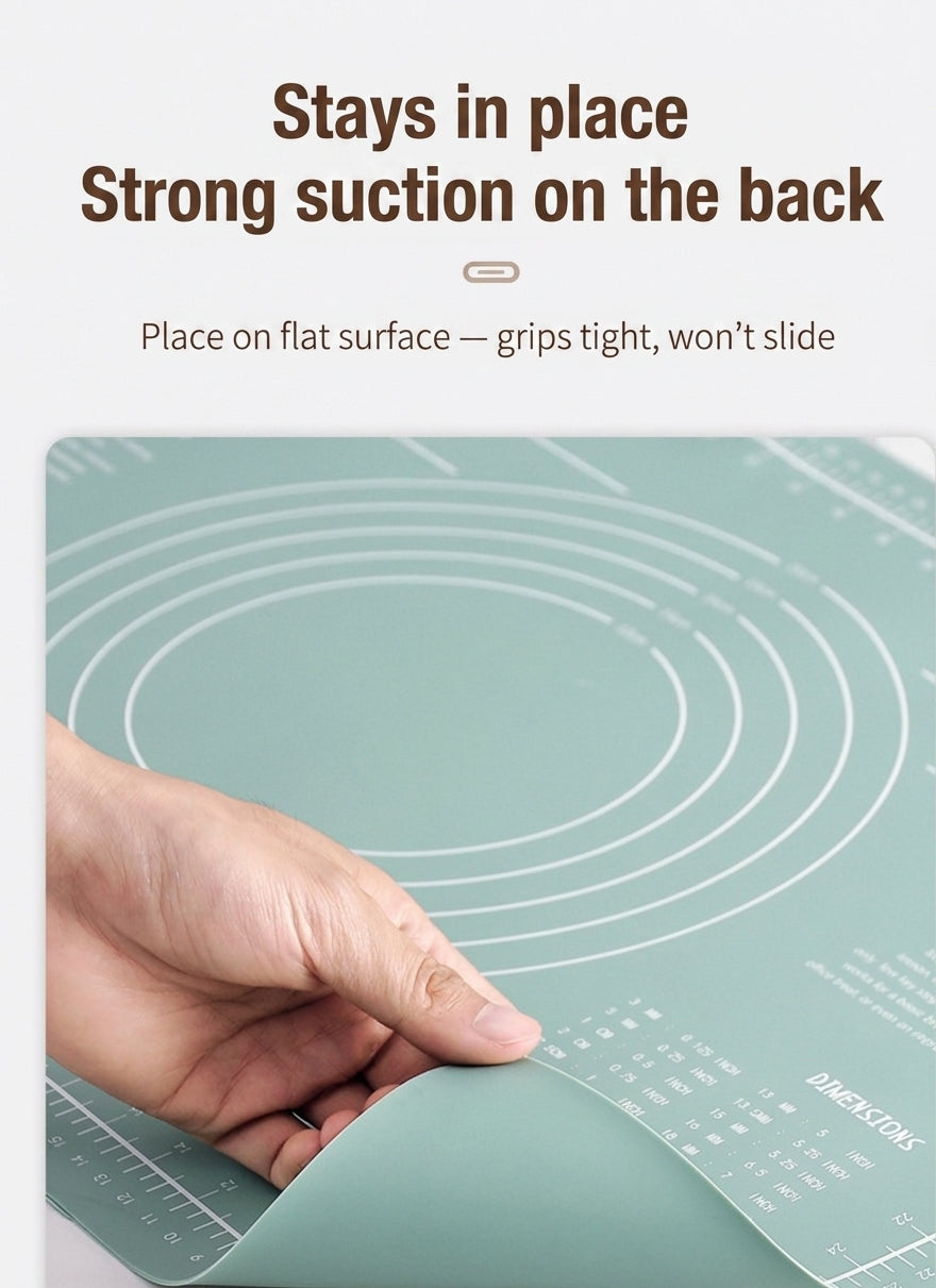 2-Pack Large Silicone Pastry Mat, 60 x 40cm