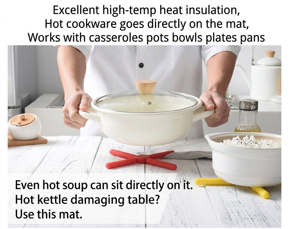 Foldable Silicone Trivet