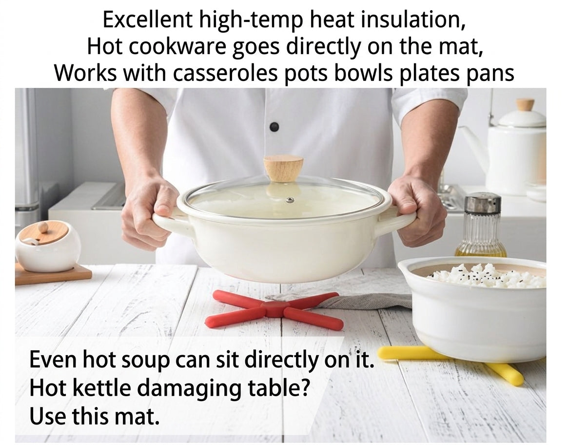 Foldable Silicone Trivet