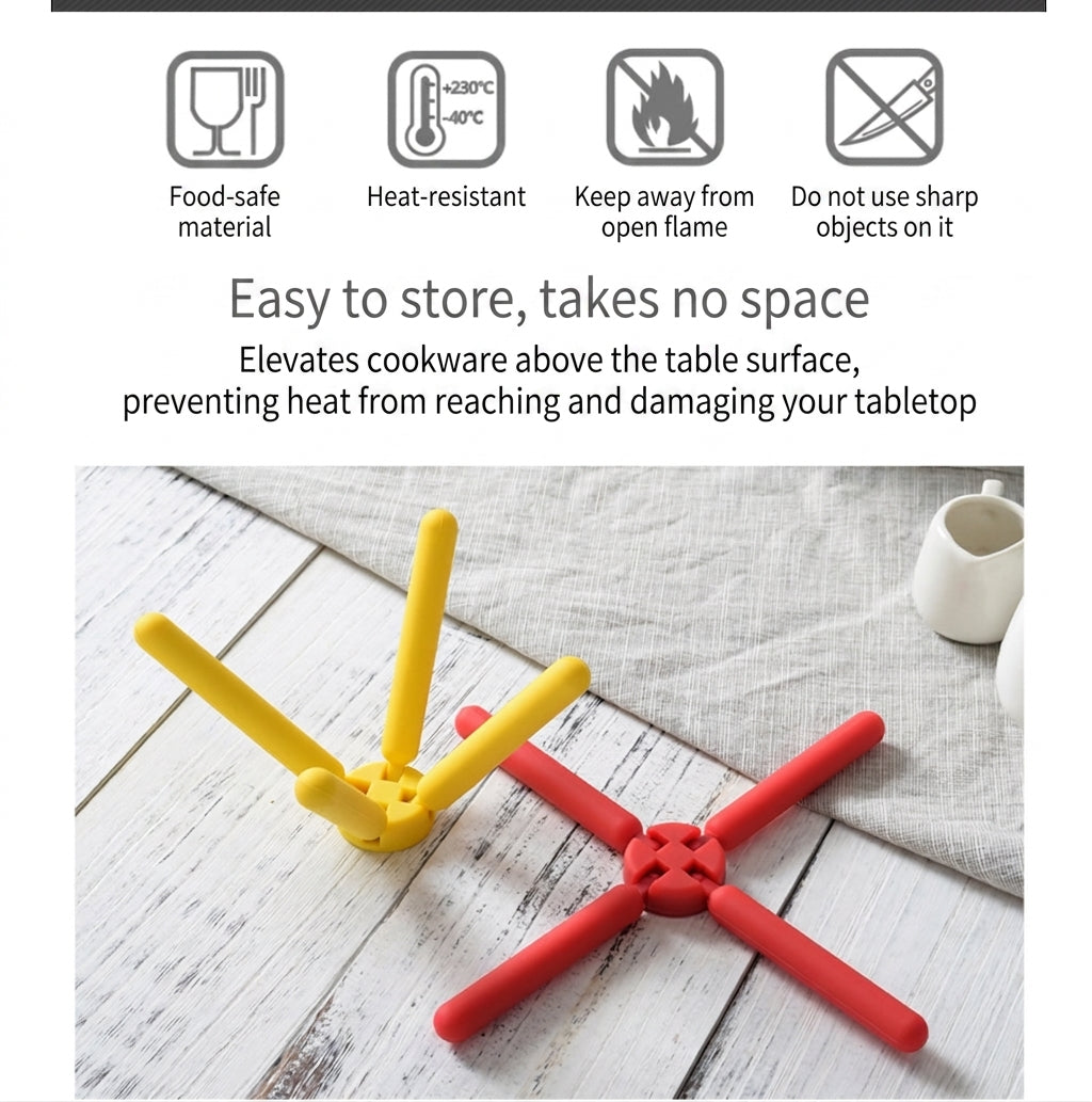 Foldable Silicone Trivet